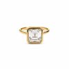 Woven Stackable Diamond Ring – Yellow Gold / 6.5 – product view