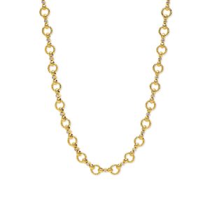 Tumbled Hoop Dot Necklace