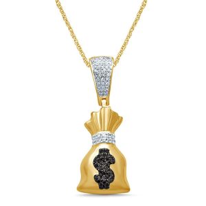 10K 0.25-0.27CT D-MONEY BAGS