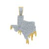 10KY 1.50CTW DIAMOND ANGEL WING PENDANT – product view