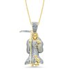 SILVER KING CARD PENDANT – product view