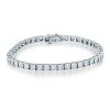 14kt 7 inches Yellow Gold 4.0mm Diamond Cut Multi Line Rope Bracelet with Box Catch Clasp – product view