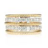 Split Shank Unique Halo Diamond Engagement Ring – White Gold / 6.5 – product view