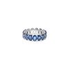 Half Diamond Emerald Eternity Ring – product view
