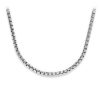 Sterling Silver Rounded Jenga Chain – 3mm / 925 Sterling Silver / 22″ – product view