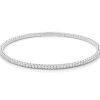 Yellow and White Diamond Cluster Bracelet – product view