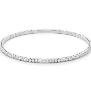 Diamond Flex Bangle 2 pointer