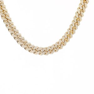 16.5mm Yellow Gold Cuban Link Chain
