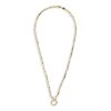 MINI BAGUETTE CROSS NECKLACE – product view