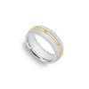 Miles Ring (7mm, Rose Partially Iced) – product view