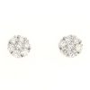 0.55CT Diamond Hoop Earrings – Yellow Gold Pair – product view