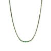 Umlaut Heart Double Chain Necklace – product view