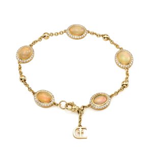 Opal Bezel Bracelet