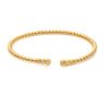 Square Cluster Diamond Bracelet with Small Emerald Centers – product view