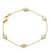 Yellow Gold Diamonds by the Yard Bracelet (9 pointer) – product view