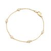 Yellow Gold Diamonds by the Yard Bracelet (32 pointers) – product view