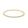 Rose Gold Diamond Bolo Flex Bangle – product view