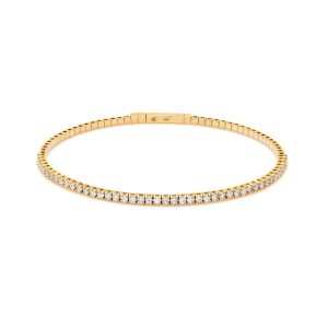 3 pointer Diamond Halfway Flex Bangle