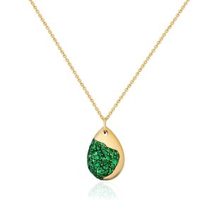 Tsavorite Drop Pendant