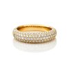 Yellow Gold Beaded Ring – product view