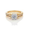 Emerald cut eternity band – product view