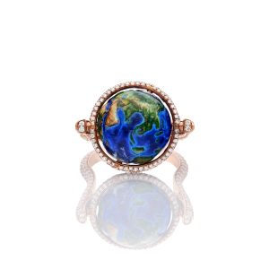 "The World is Yours" Globe Ring