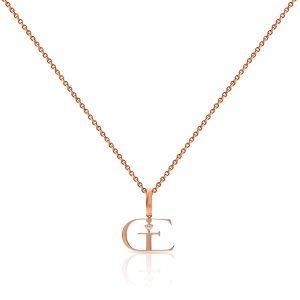 GE Logo Pendant (Rose Gold)
