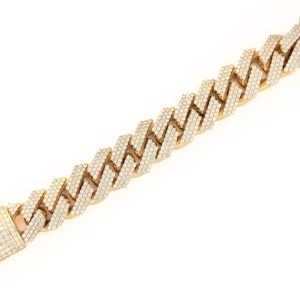 JDTK-227449- 20mm Cuban Yellow Gold Bracelet