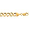 10K 18 inches Yellow Gold 3.0mm Shiny Solid Diamond Cut Royal Rope Chain with Lobster Clasp – product view