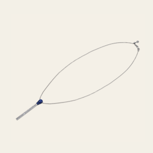 Match Sapphire Diamond Necklace – product view
