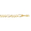 10K 18 inches Yellow Gold 6.5mm Diamond Cut Figaro Lite Link with Lobster Clasp – product view