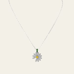 Jacob & Co. x PEACEMINUSONE Yellow Diamond with Pavé Pendant – product view