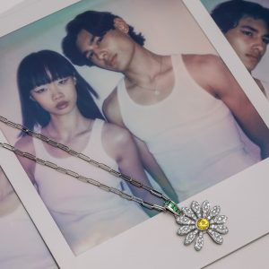 Jacob & Co. x PEACEMINUSONE Yellow Diamond with Pavé Pendant – product view