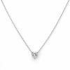 Solitaire Pear Shaped Stone Necklace – product view
