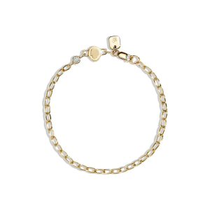 The Hamsa Bezel Charm Bracelet