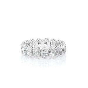 Oval Cut Diamond Eternity Band new