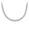 Sterling Silver Triangular Diamond-Cut Tube Chain – 4mm / 925 Sterling Silver / 22″ – product view