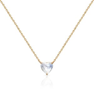 Rose Cut Heart Shape Diamond Pendant (GIA H-VS2)