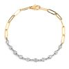 Scallop Diamond Bangle – 5pt / 1.00ctw / Yellow Gold / Medium – product view