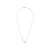 THE BLUE SAPPHIRE MULTI CHARM MARINER LINK NECKLACE – product view