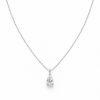 Tiny Heart Stone Necklace – product view