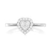 Woven Stackable Diamond Ring – Yellow Gold / 6.5 – product view