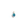 RECTANGULAR CLEAR TOPAZ PENDANT – product view