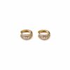 Prong Set Huggie Hoops – product view