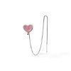 Umlaut Heart Hoop Earrings – product view