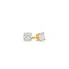 Pico Hanging Cluster Hoop Earrings – product view