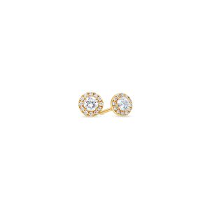 Elle Diamond Stud Earrings (0.45 Carat Total)