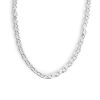 White Gold Diamond Link Necklace – product view