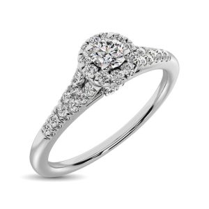 JDTK-60319W- Diamond Engagement /Promise Ring