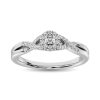 10K 0.44-0.57CT D-MICROPAVE RINGS – product view